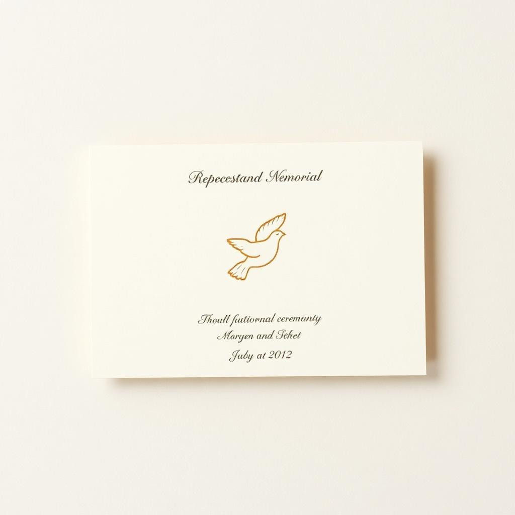 Death Ceremony Cards