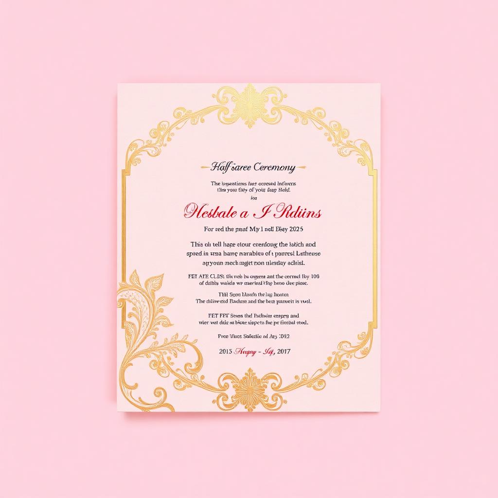 Saree Function Cards